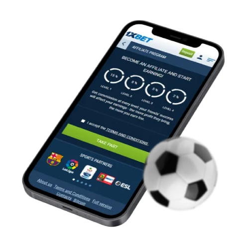 پلتفرم موبایل 1xBet